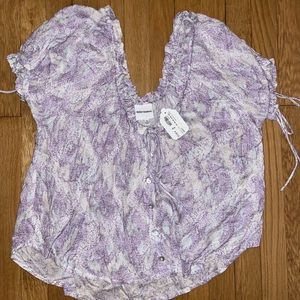 Short sleeve blouse new with tags